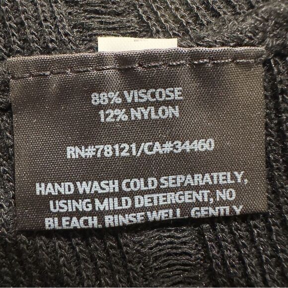 EILEEN FISHER BLACK OPEN KNIT CROP BOXY CARDIGAN NWT XS MINIMALIST‎ - Picture 6 of 10